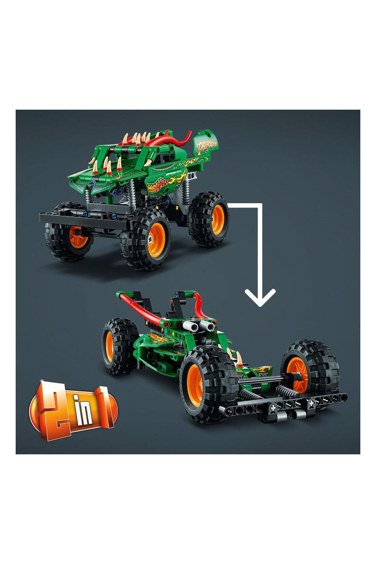 Lego Technic Monster Jam Dragon 42149