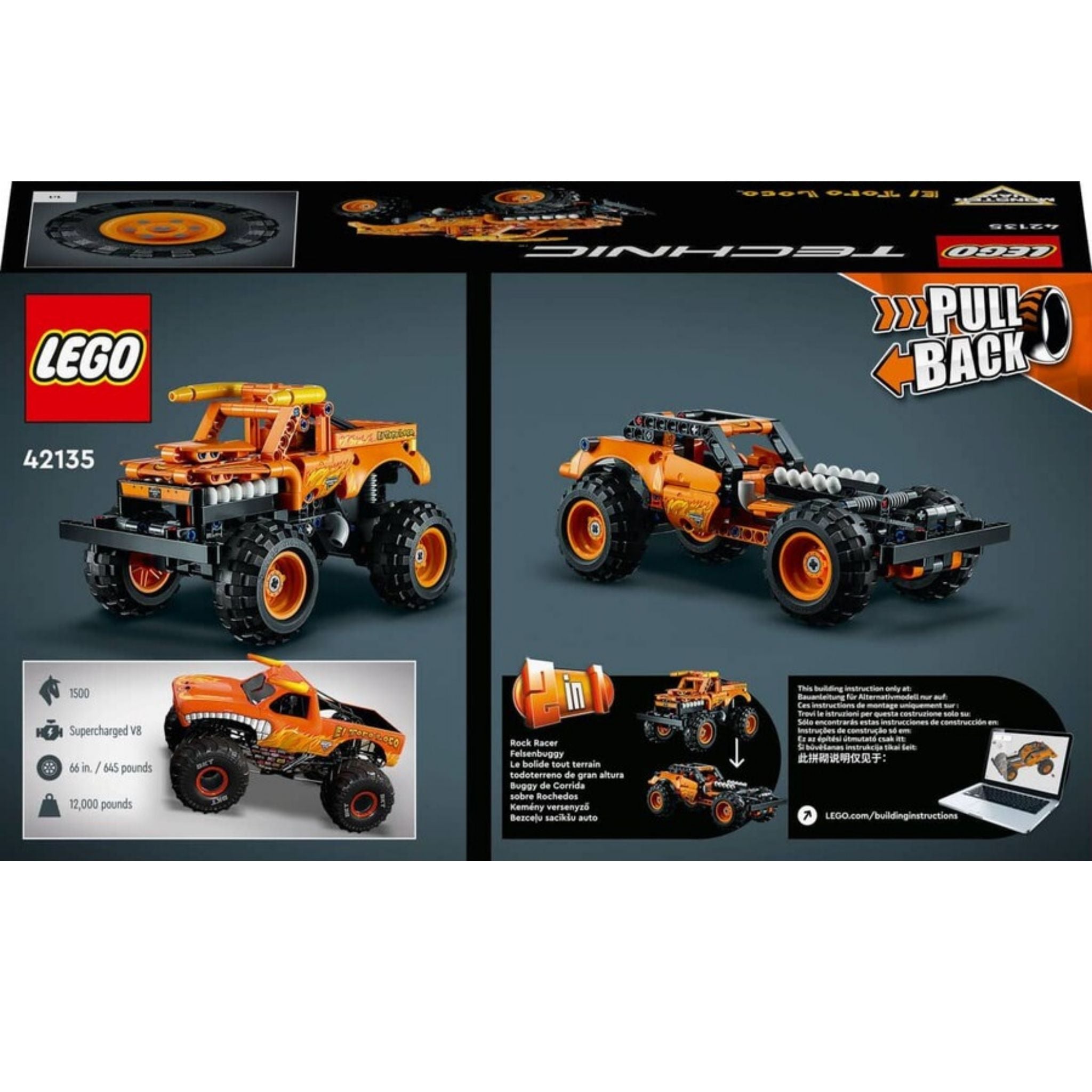 Lego Technic Monster Jam El Toro Loco 41689