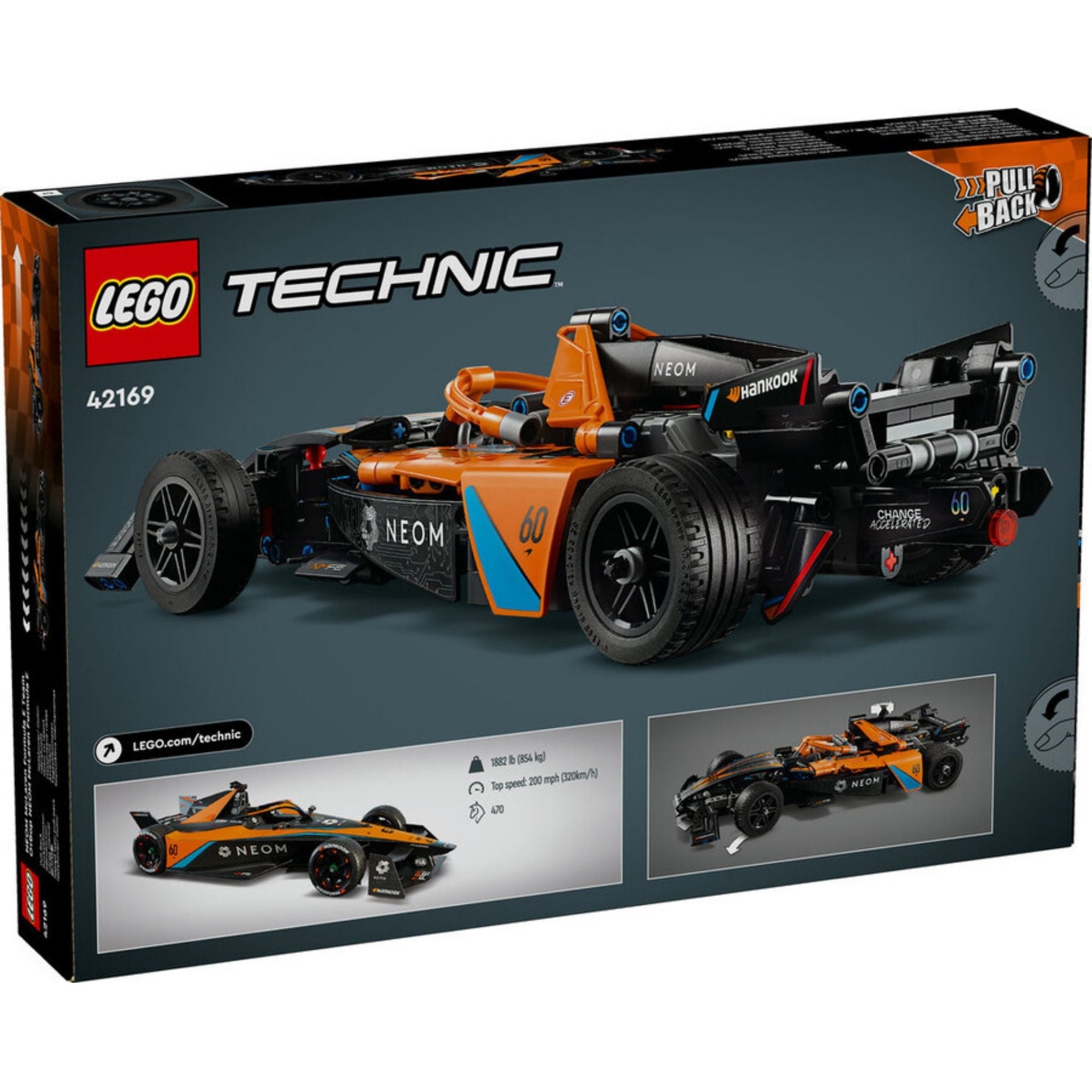 Lego Technic Neom McLaren Formula E Yarış Arabası 42169