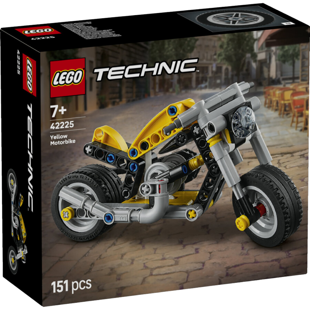 Lego Technic Sarı Motosiklet 42225