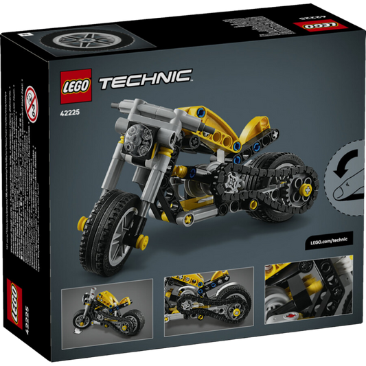 Lego Technic Sarı Motosiklet 42225