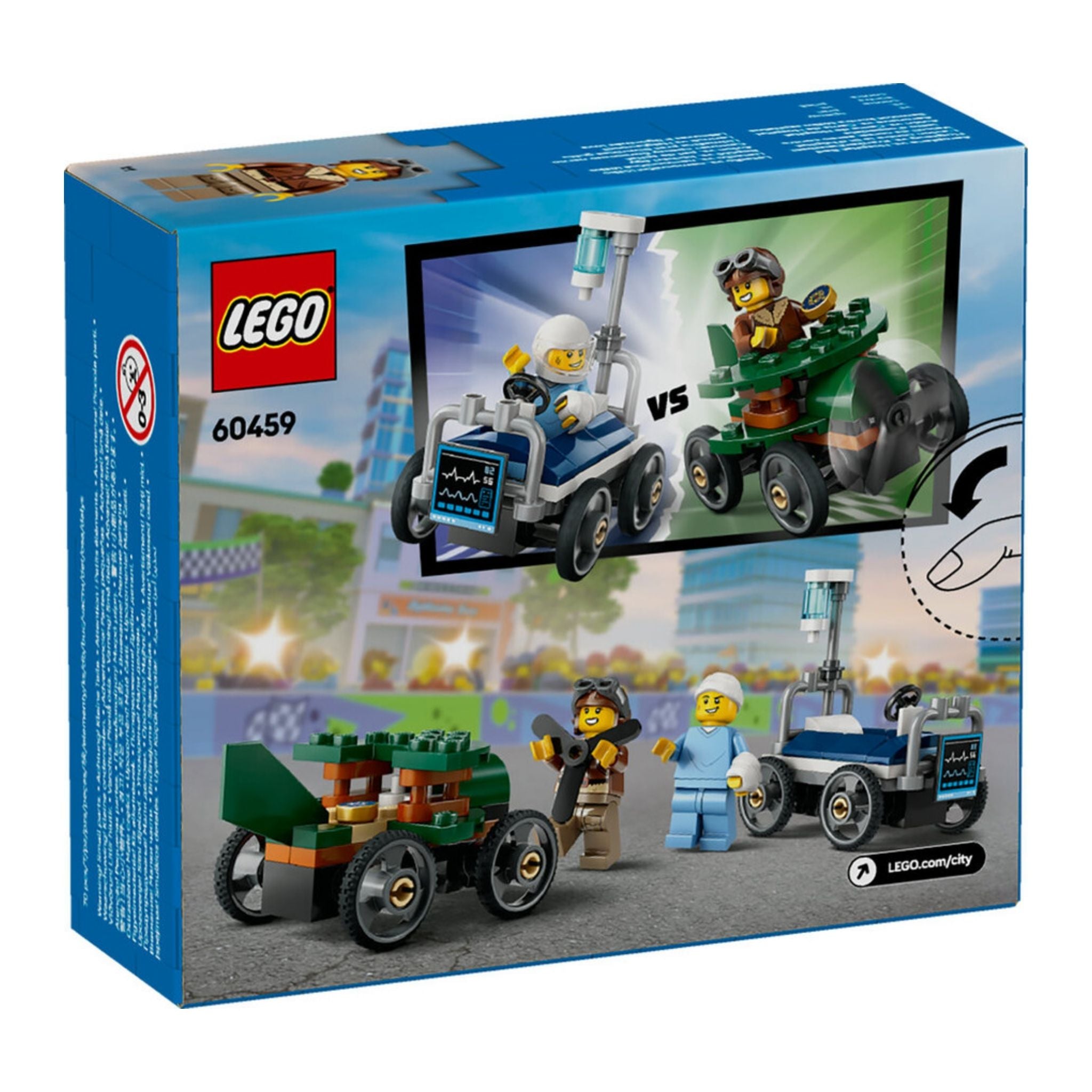 Lego City Uçak Hastane Yatağına Karşı 60459