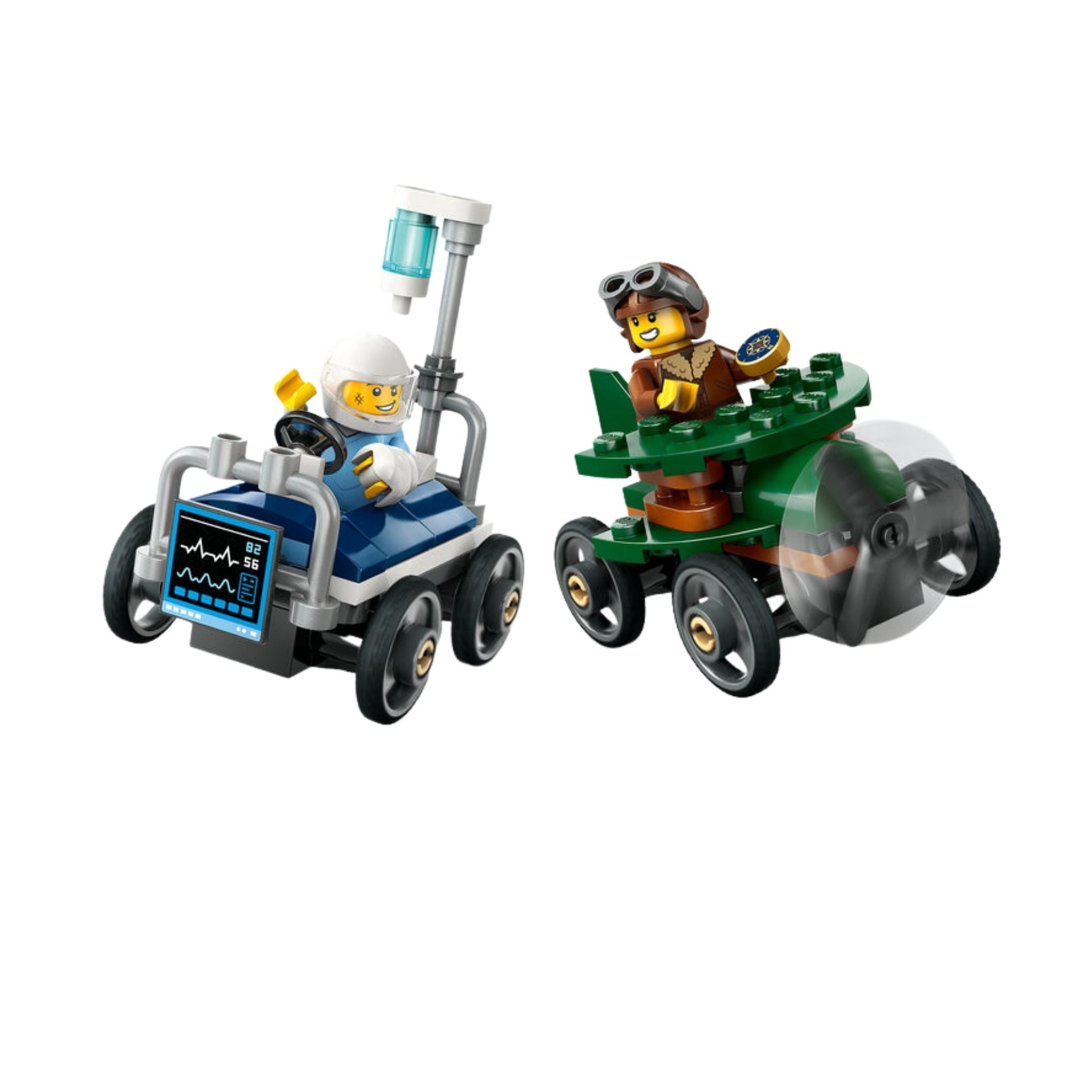 Lego City Uçak Hastane Yatağına Karşı 60459