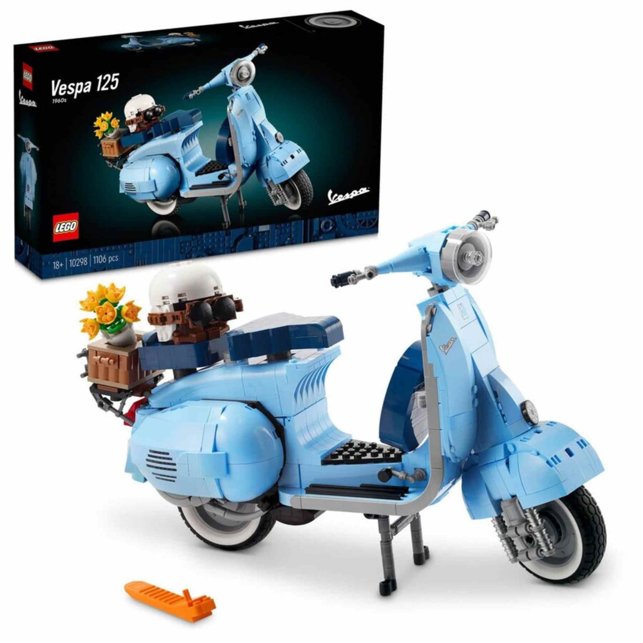 Lego Vespa 125 10298 Yapım Seti 1107 Parça