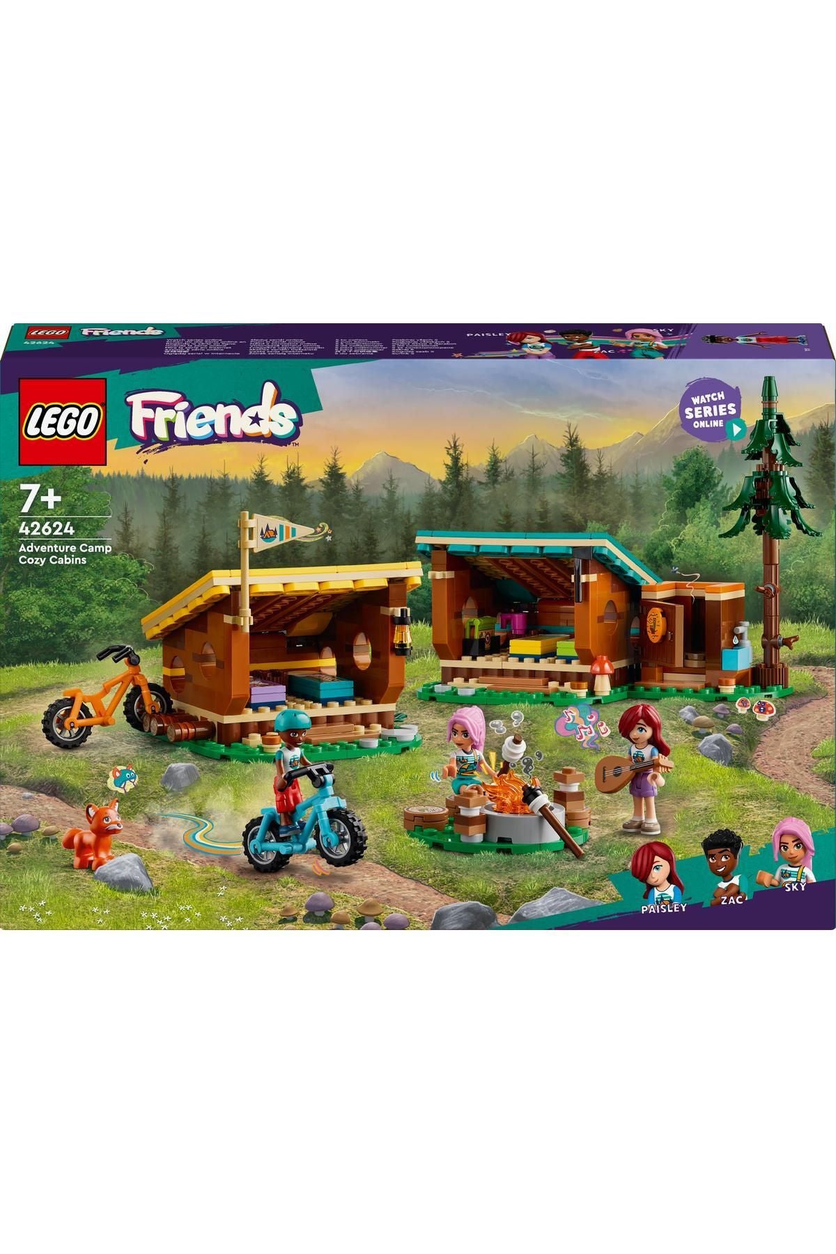 Lego Friends Macera Kampı Şirin Kulübeler Kamp 42624