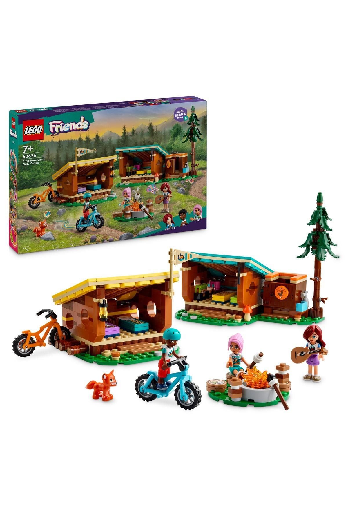 Lego Friends Macera Kampı Şirin Kulübeler Kamp 42624