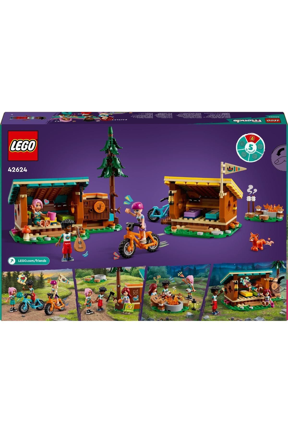 Lego Friends Macera Kampı Şirin Kulübeler Kamp 42624