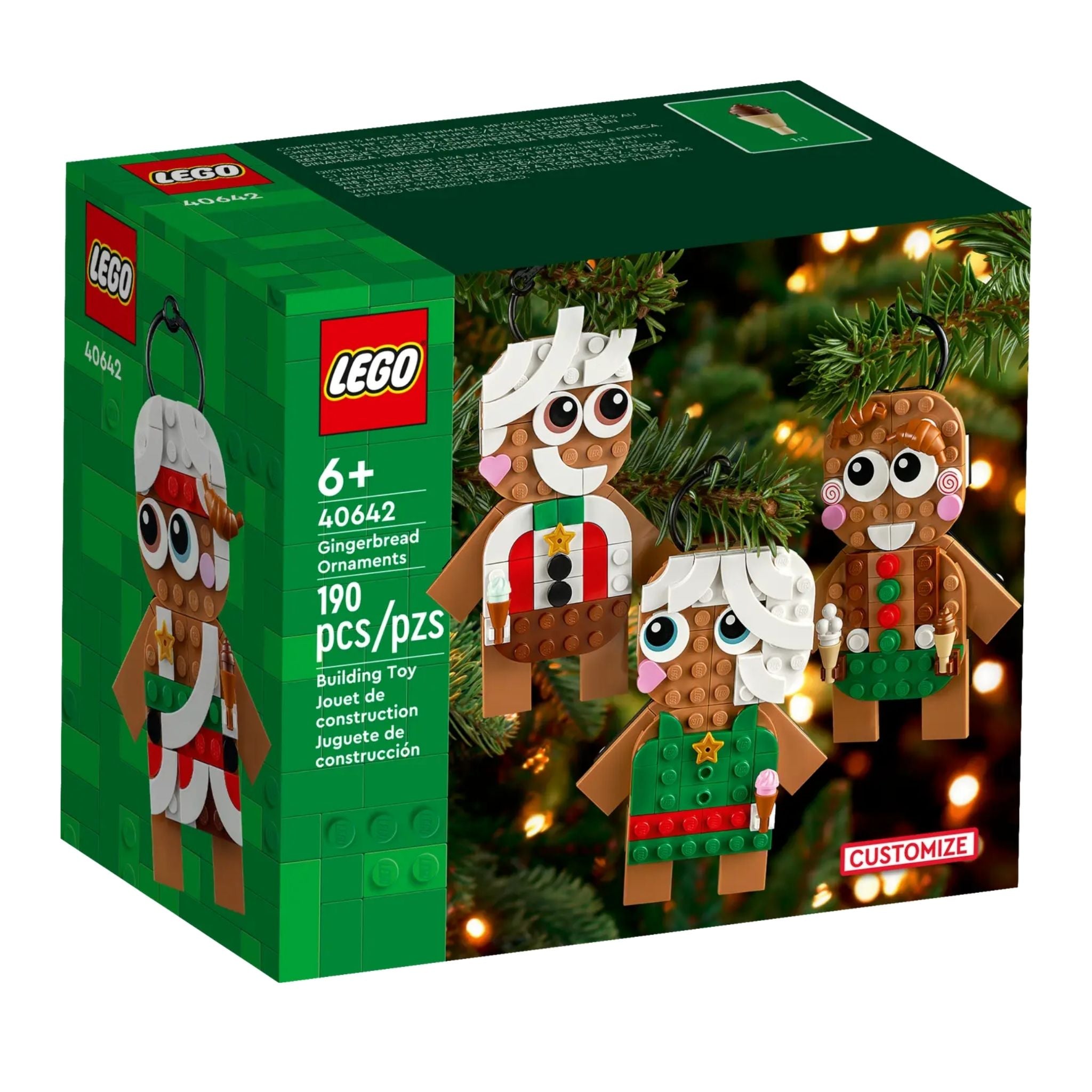 Lego Zencefilli Kurabiye Süsü 40642 Yapım Seti 190 Parça