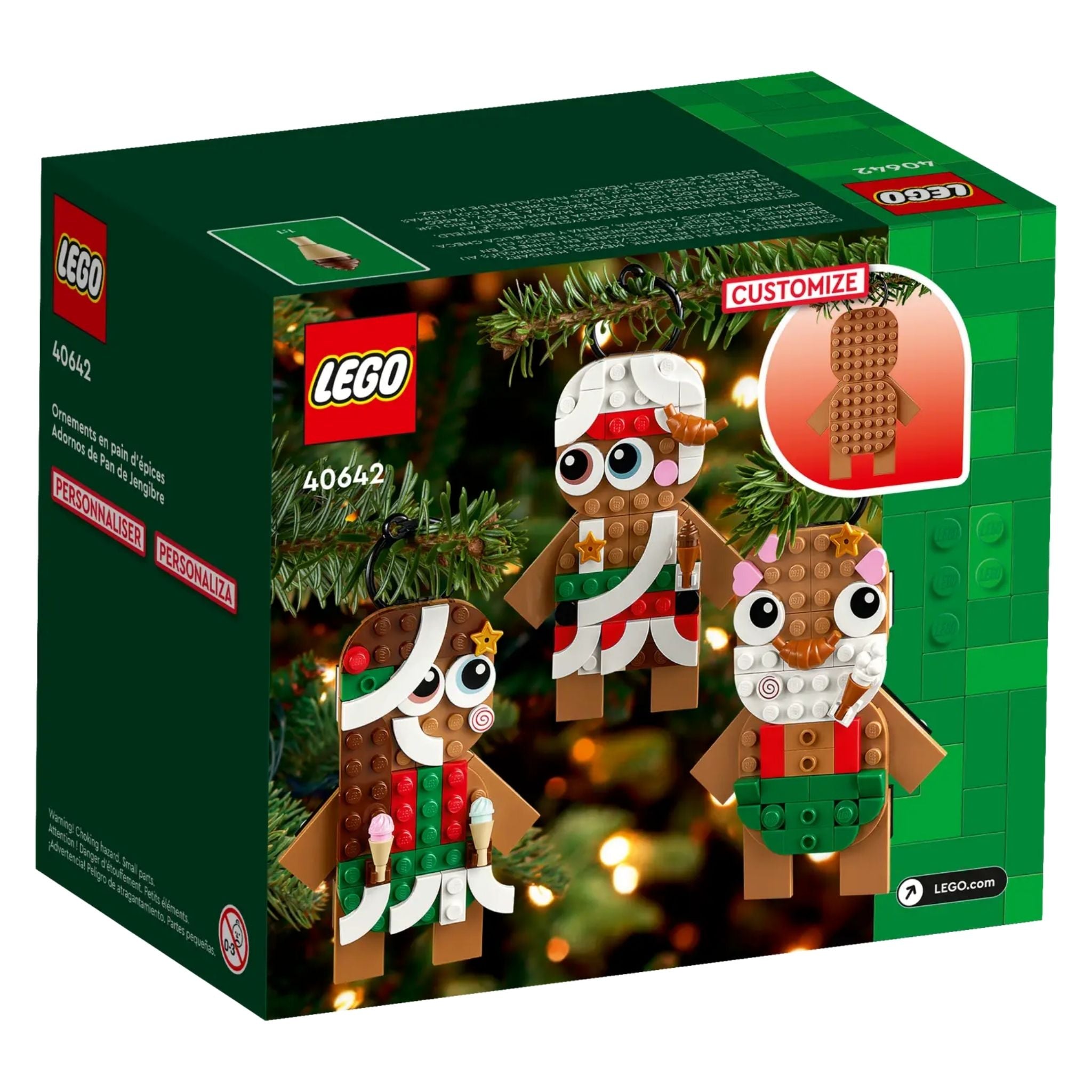 Lego Zencefilli Kurabiye Süsü 40642 Yapım Seti 190 Parça