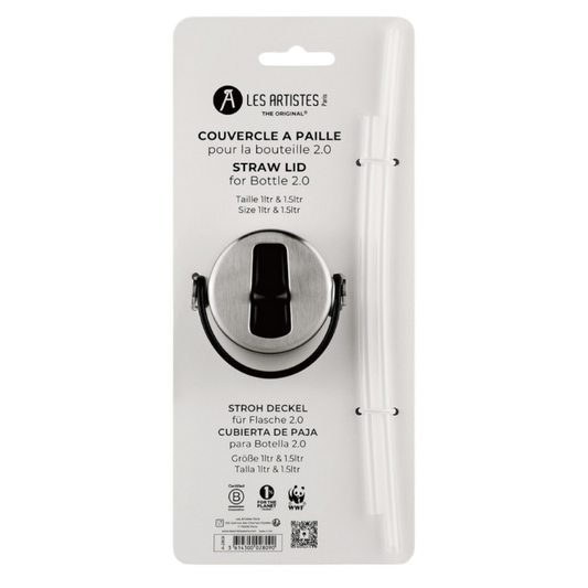 Les Artistes Paris Çelik Termos 1000ml İçin Kapak Ve Yedek Pipet