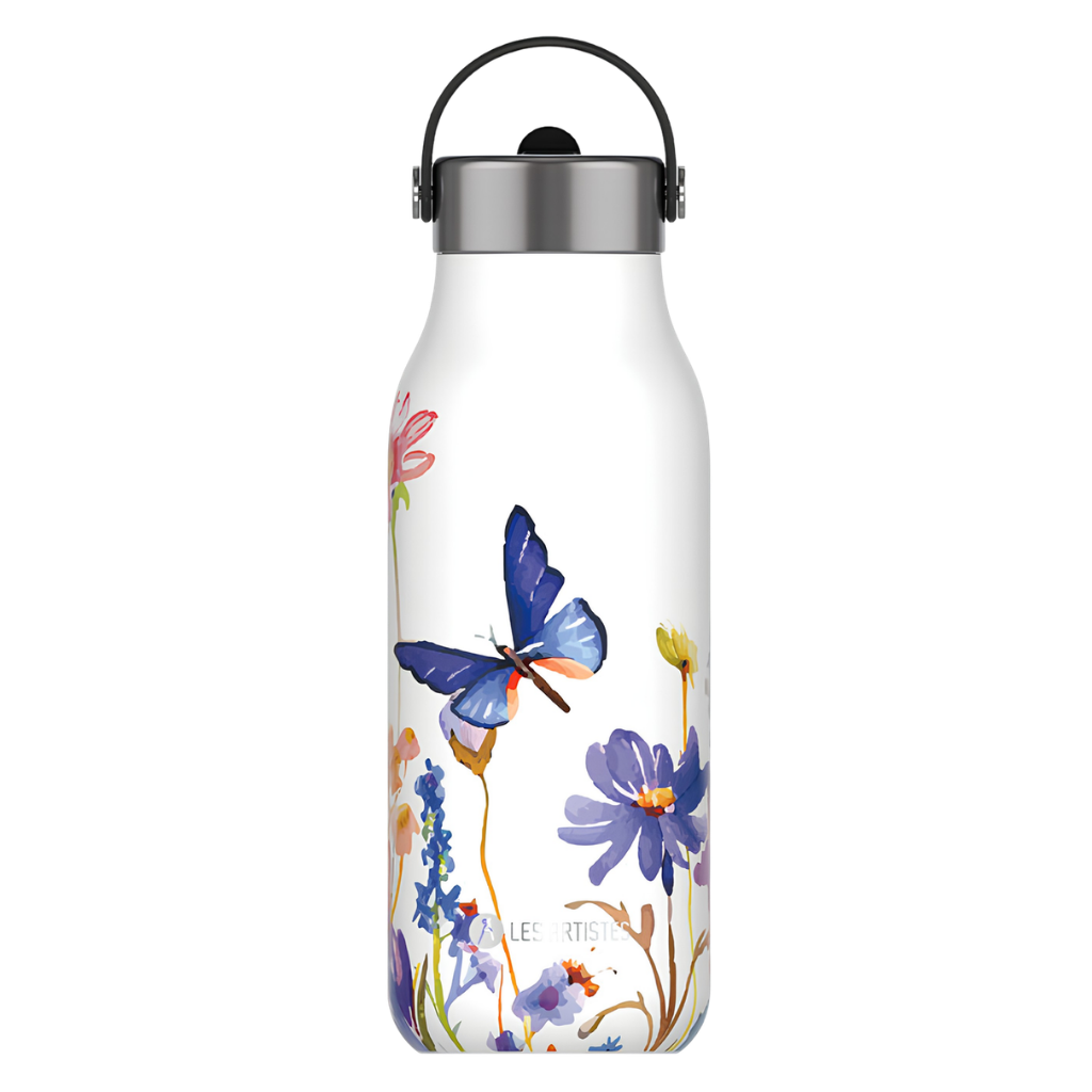 Les Artistes Paris Isı Yalıtımlı Çelik Termos 1000ml Floral Butterfly