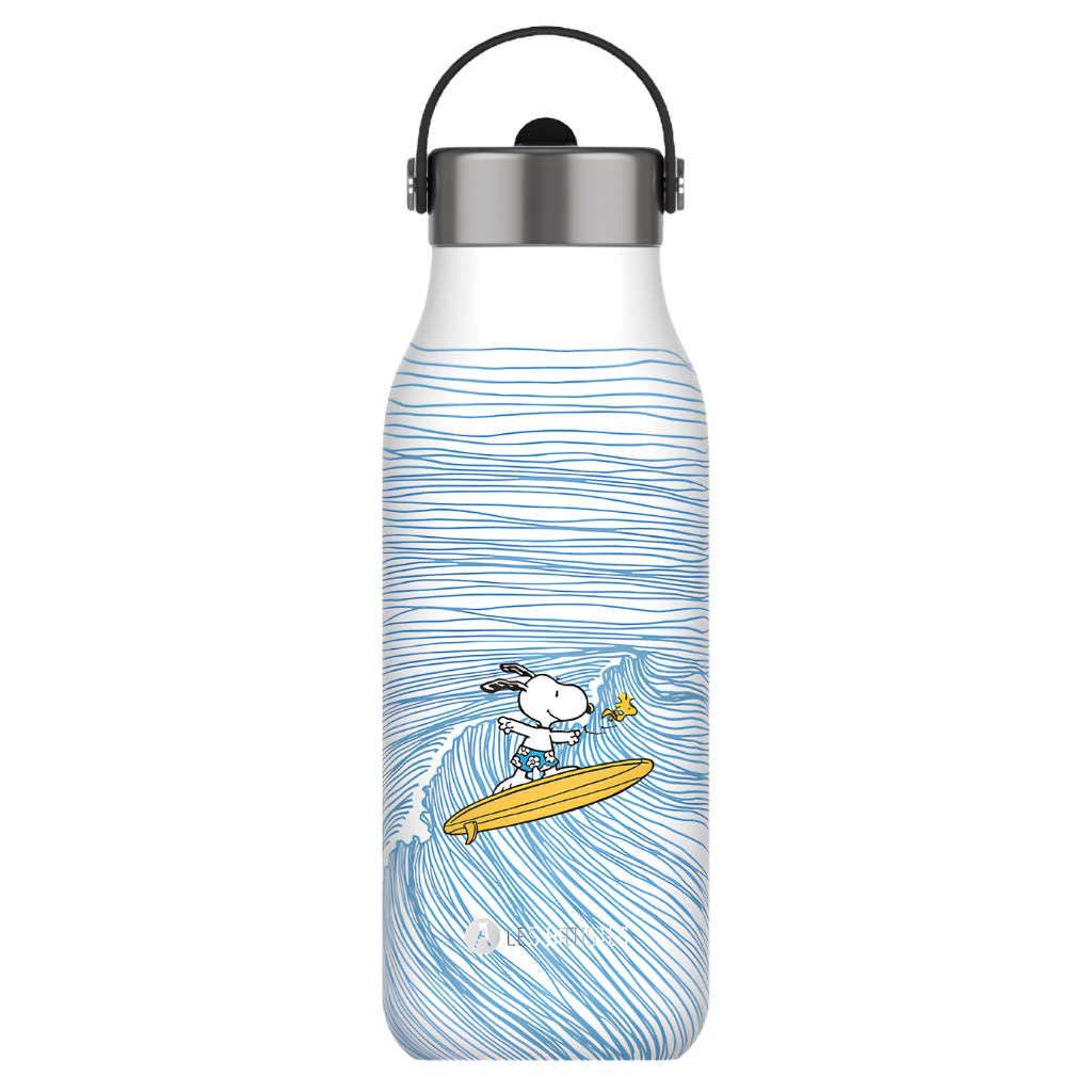 Les Artistes Paris Isı Yalıtımlı Çelik Termos 1000ml Surfing Snoopy