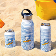 Les Artistes Paris Isı Yalıtımlı Çelik Termos 1000ml Surfing Snoopy