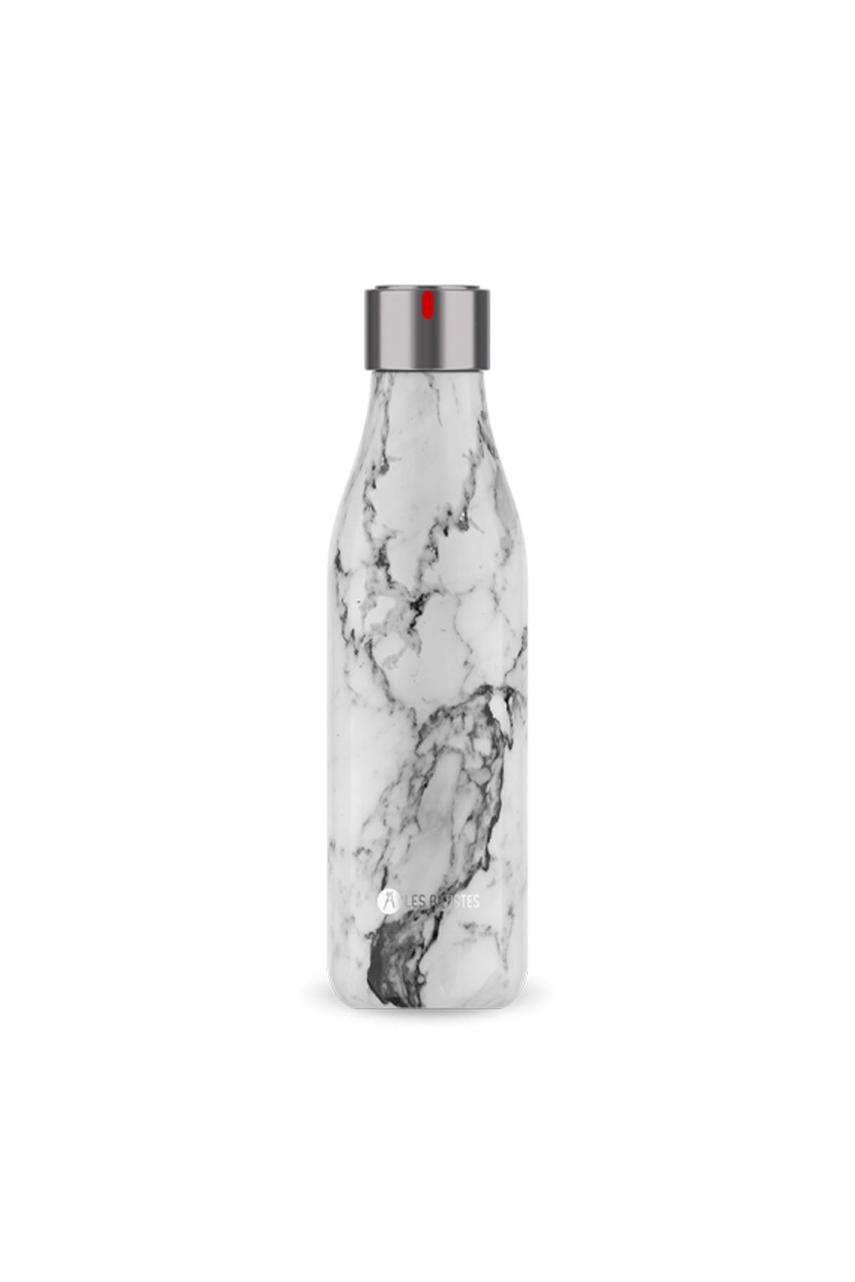 Les Artistes Paris Isı Yalıtımlı Çelik Termos 500ML - Marble Black & White