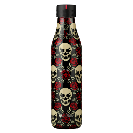 Les Artistes Paris Isı Yalıtımlı Çelik Termos 500ml Rose and Skull