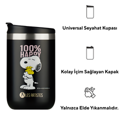 Les Artistes Paris Isı Yalıtımlı Çelik Termos Mug 350ml Happy Snoopy