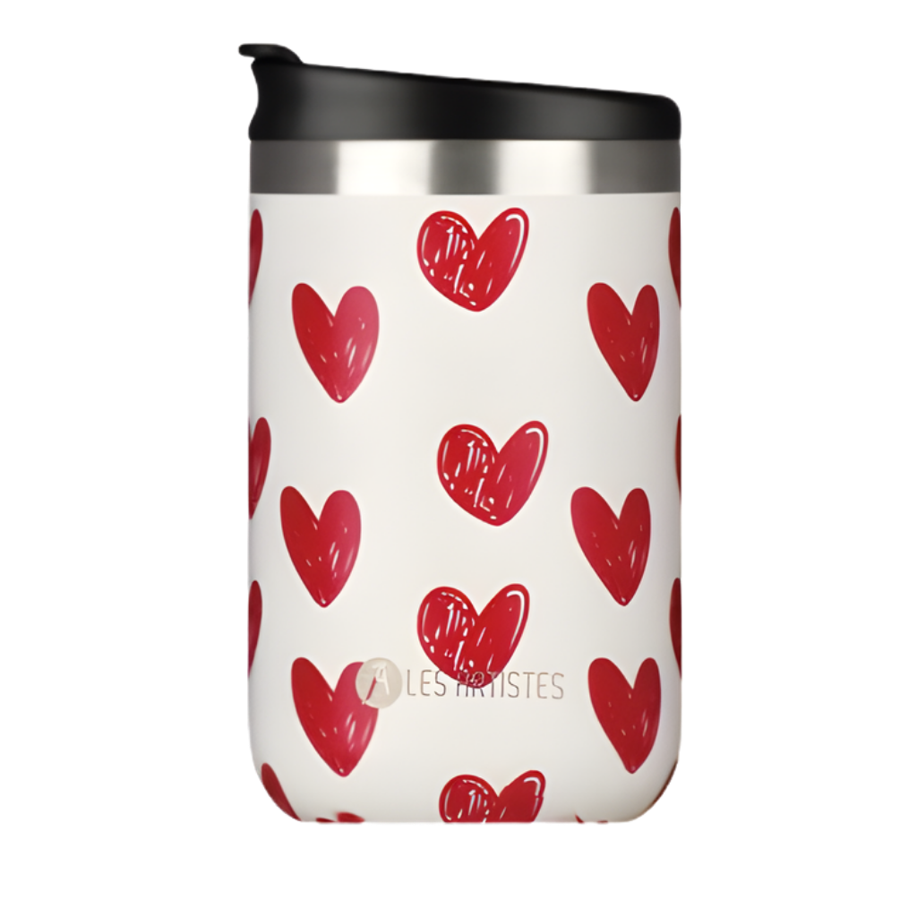 Les Artistes Paris Isı Yalıtımlı Çelik Termos Mug 350ml Heart