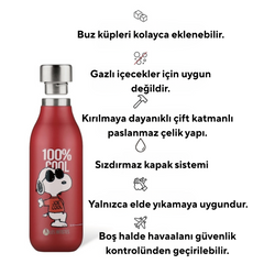 Les Artistes Paris Isı Yalıtımlı Çelik Termos 500ml Cool Snoopy