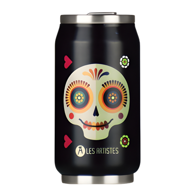 Les Artistes Paris Isı Yalıtımlı Kutu Çelik Termos 280ml Sugar Skull