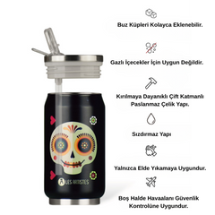 Les Artistes Paris Isı Yalıtımlı Kutu Çelik Termos 280ml Sugar Skull