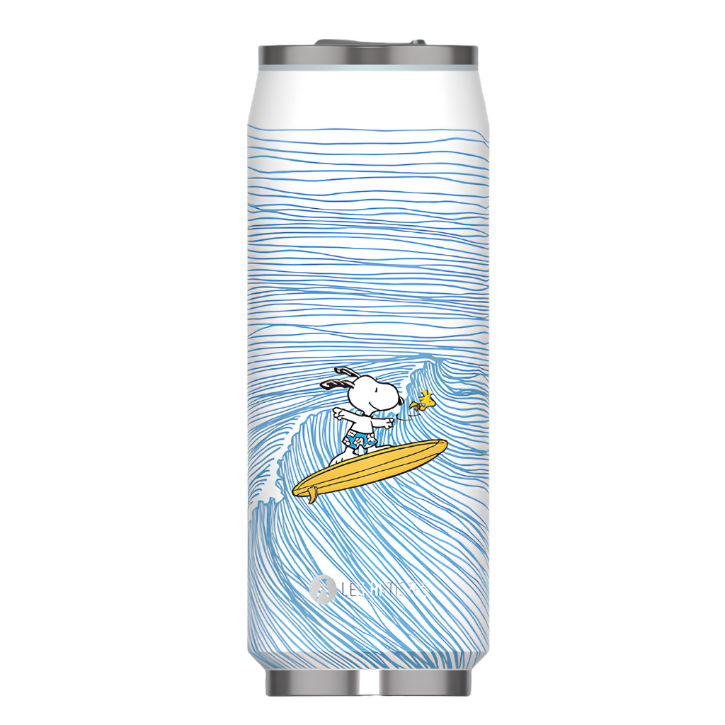 Les Artistes Paris Isı Yalıtımlı Kutu Çelik Termos 500ml Surfing Snoopy