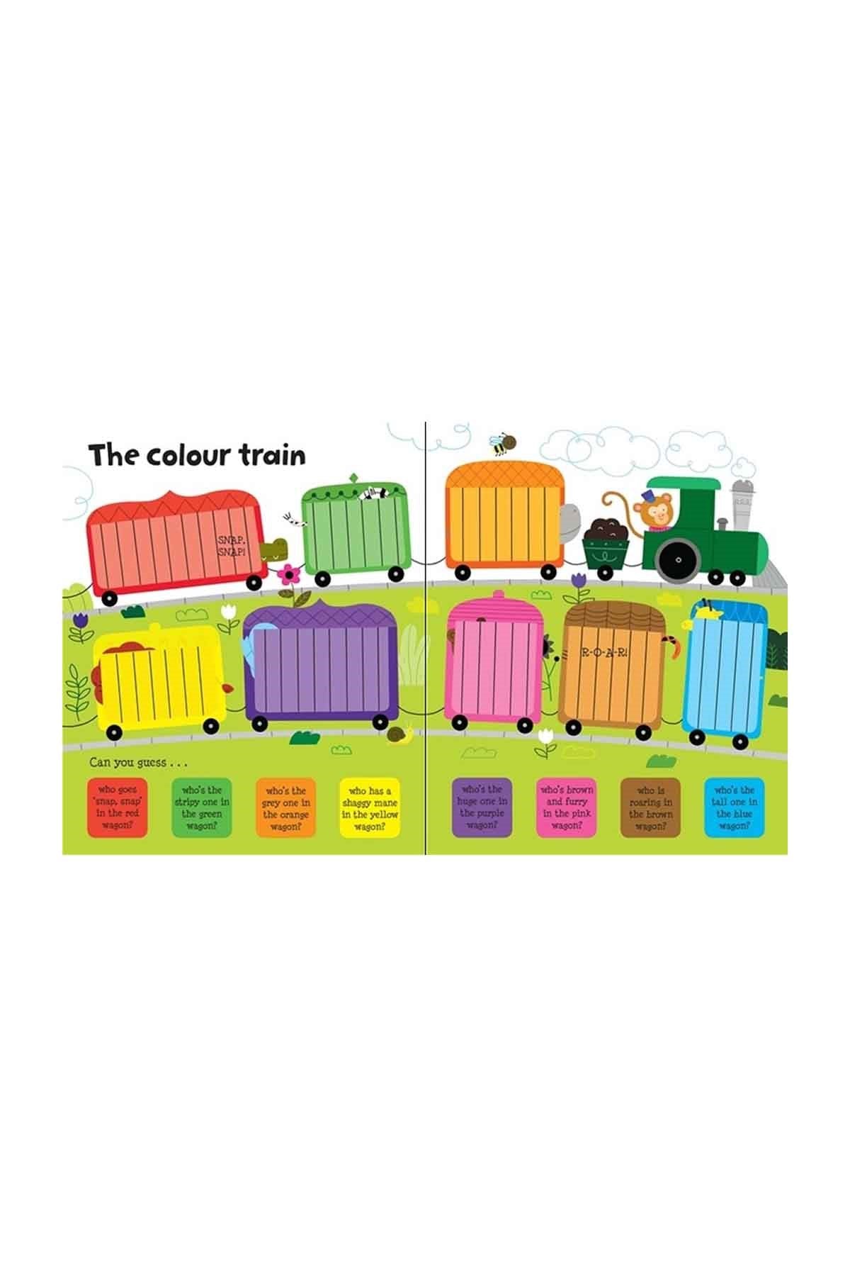 The Usborne Lift The Flap Colours Book - Welcome Baby
