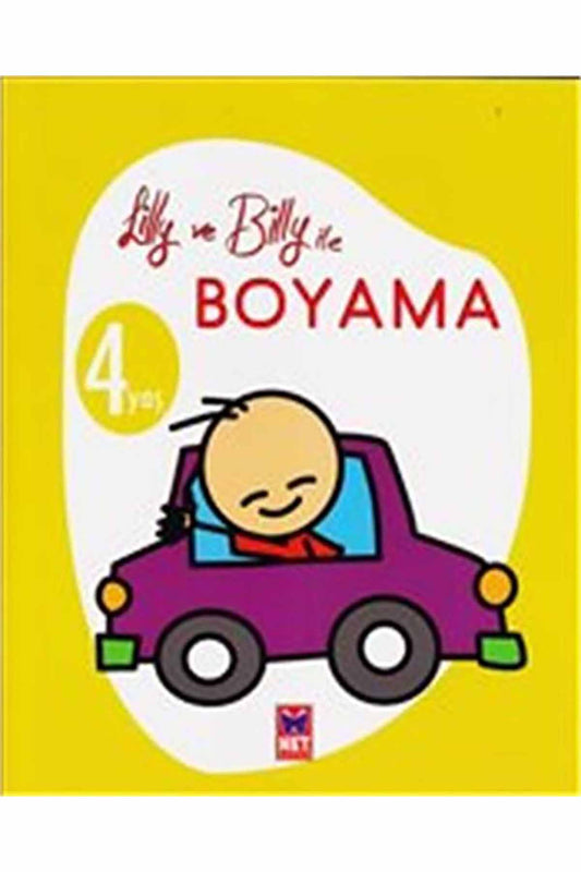 Net Kitap Lilly ve Billy ile Boyama 4 Yaş