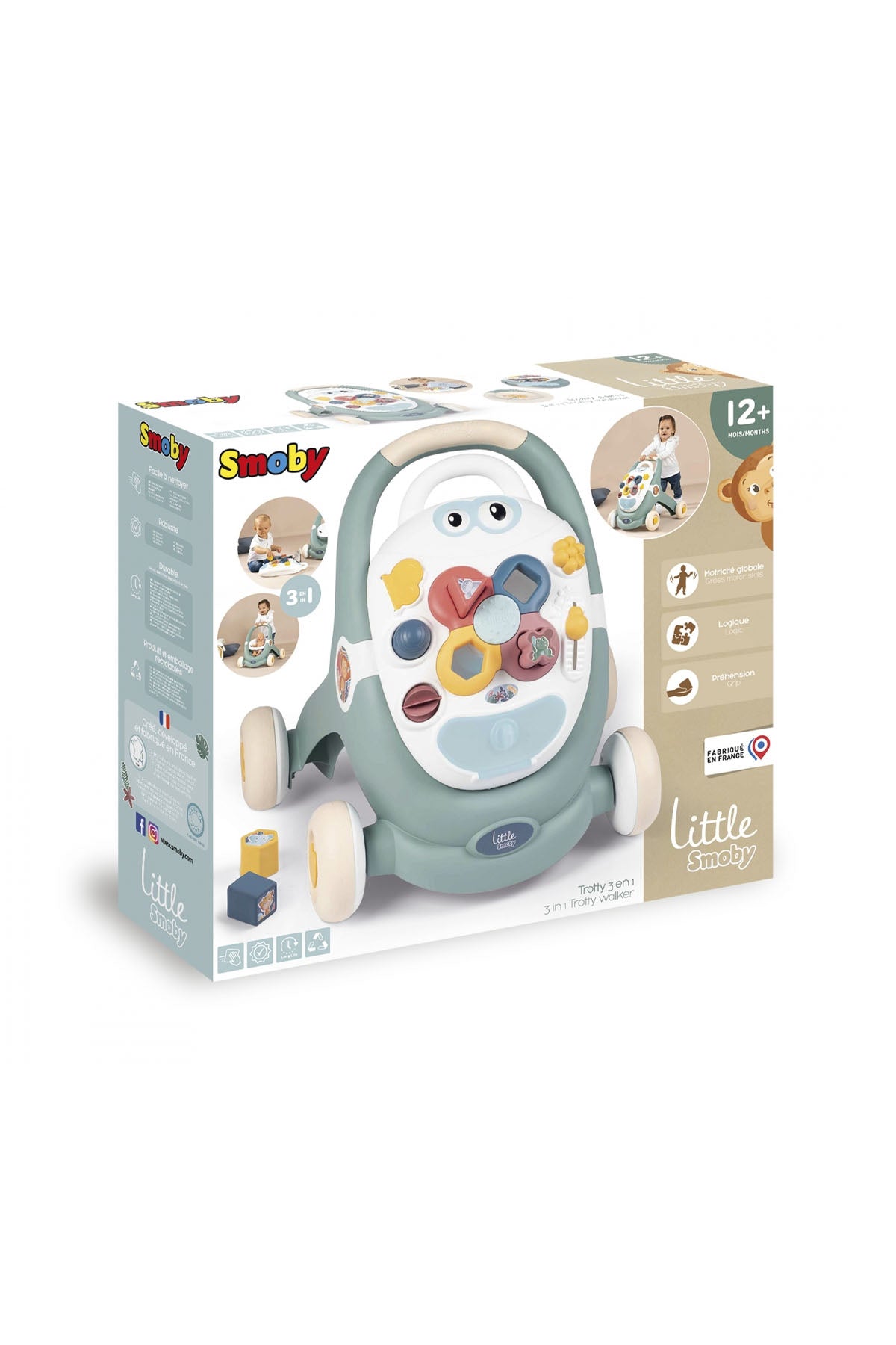 Little Smoby 3 in 1 Yürüme Arkadaşı