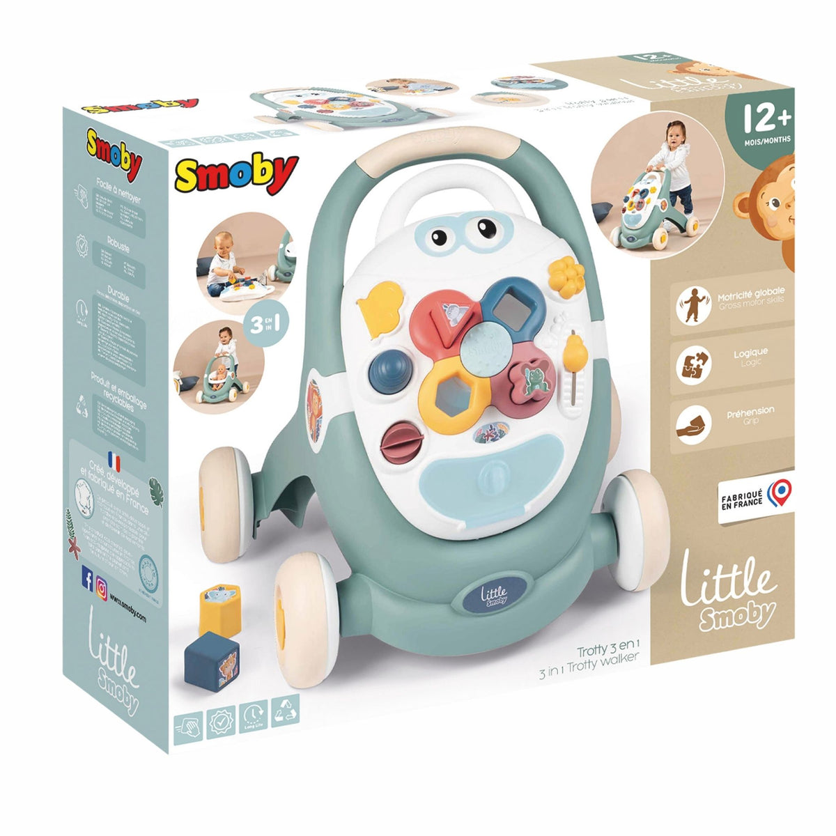 Little Smoby 3 in 1 Yürüme Arkadaşı