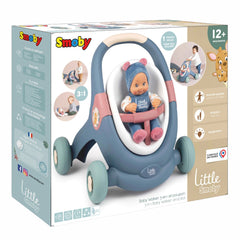 Little Smoby Baby Walker 3'ü 1 Arada Yürüteç ve Bebeği