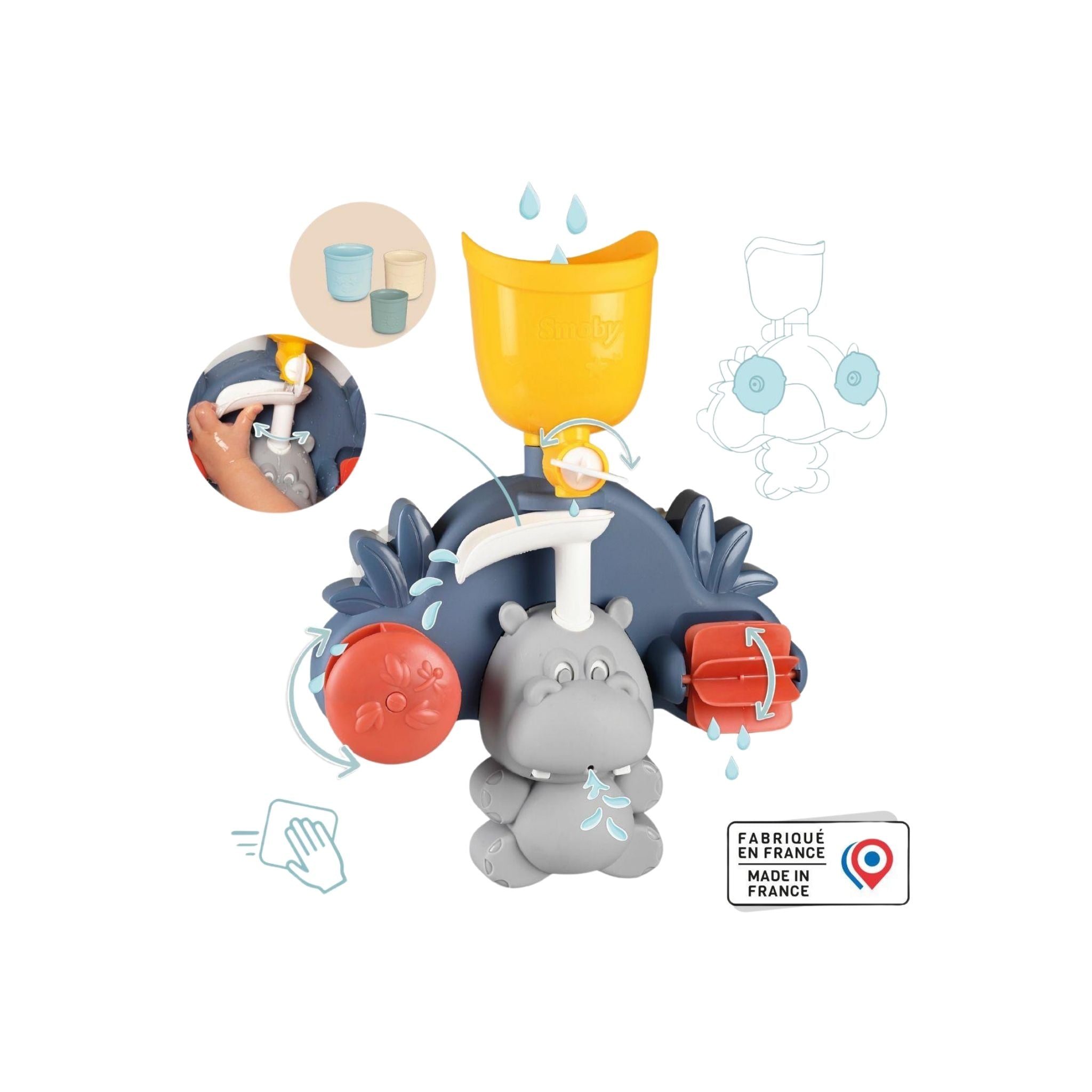 Little Smoby Hippo Su Aygırı Banyo Oyuncağı