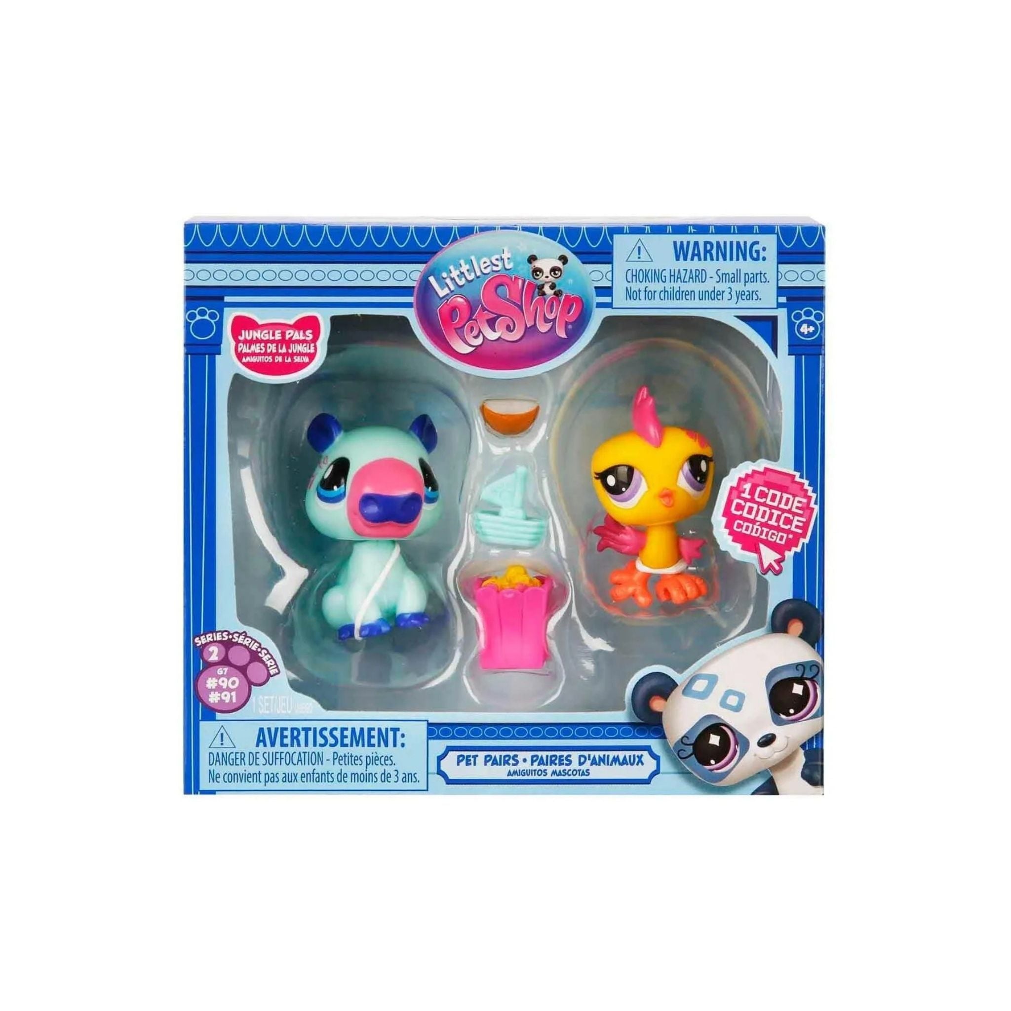 Littlest Pet Shop Minişler 2'i Figür Seti Kapibara Ve Kuş