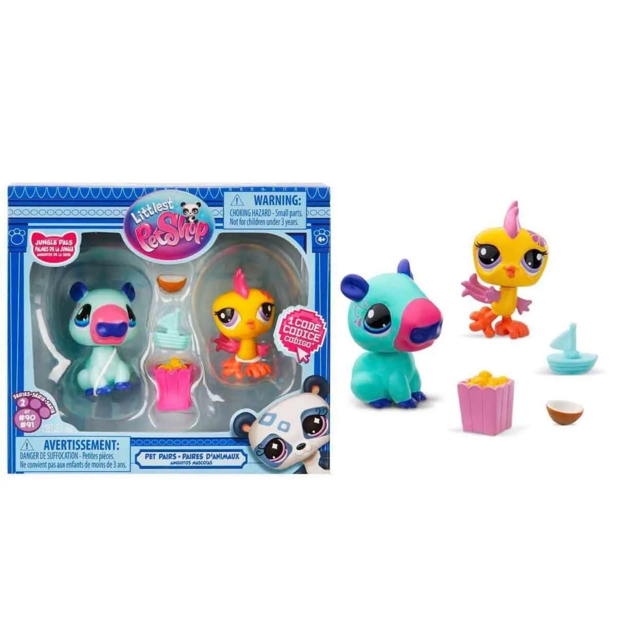 Littlest Pet Shop Minişler 2'i Figür Seti Kapibara Ve Kuş