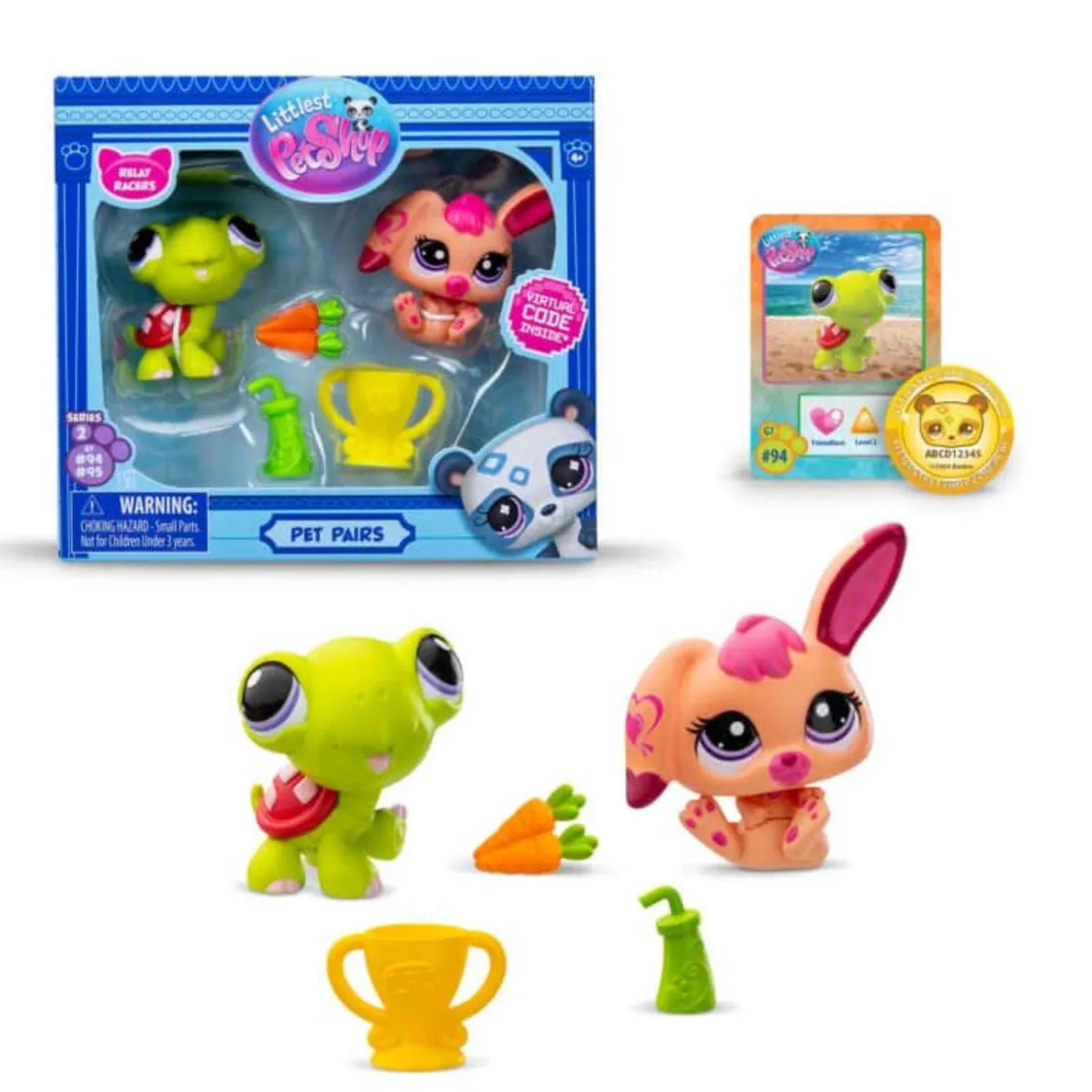 Littlest Pet Shop Minişler 2'li Figür Seti Kaplumbağa Ve Tavşan