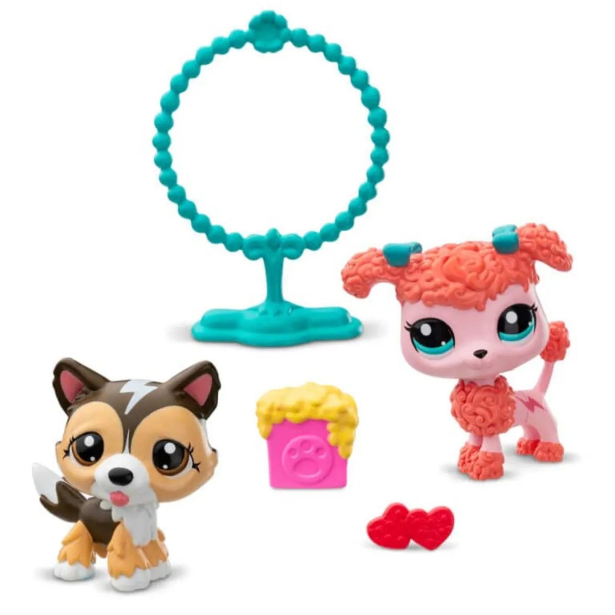 Littlest Pet Shop Minişler 2'li Figür Seti Shetland Çoban Köpeği Ve Poodle Köpek