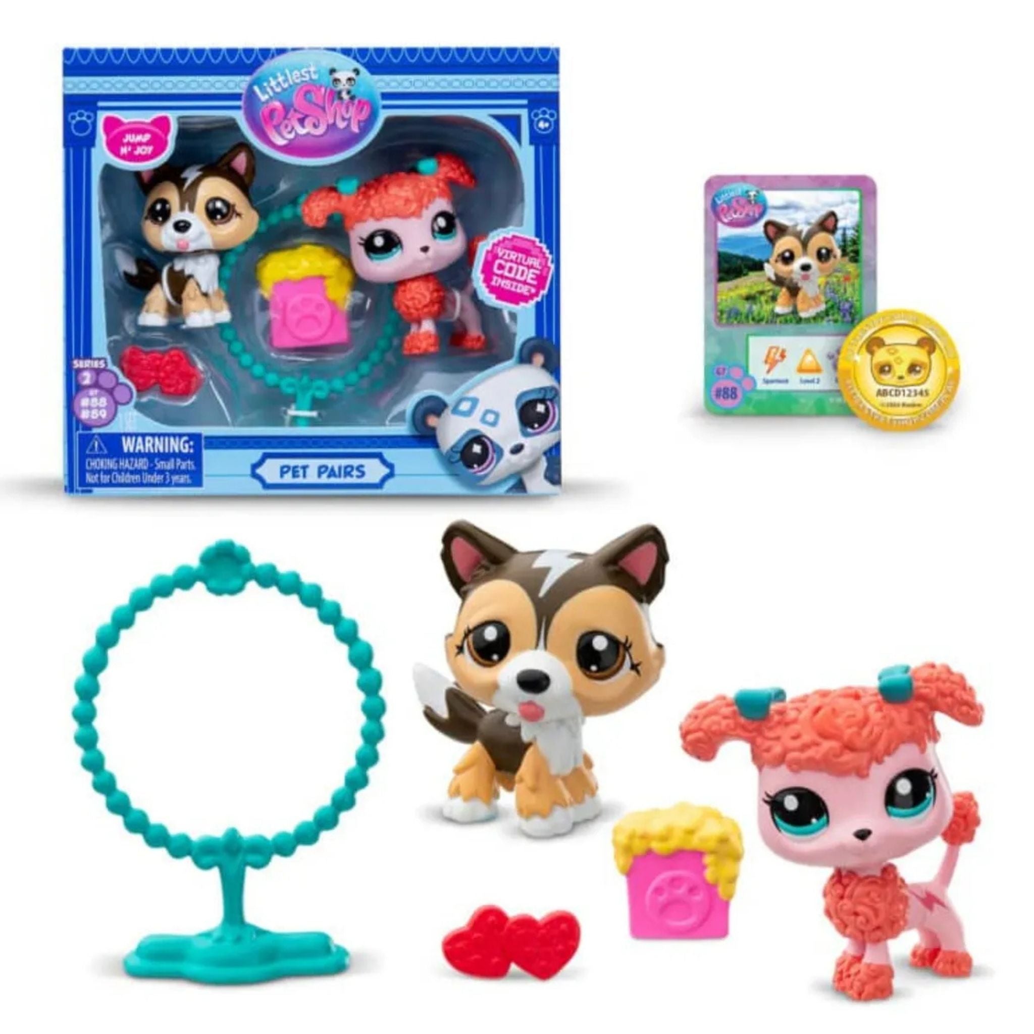 Littlest Pet Shop Minişler 2'li Figür Seti Shetland Çoban Köpeği Ve Poodle Köpek