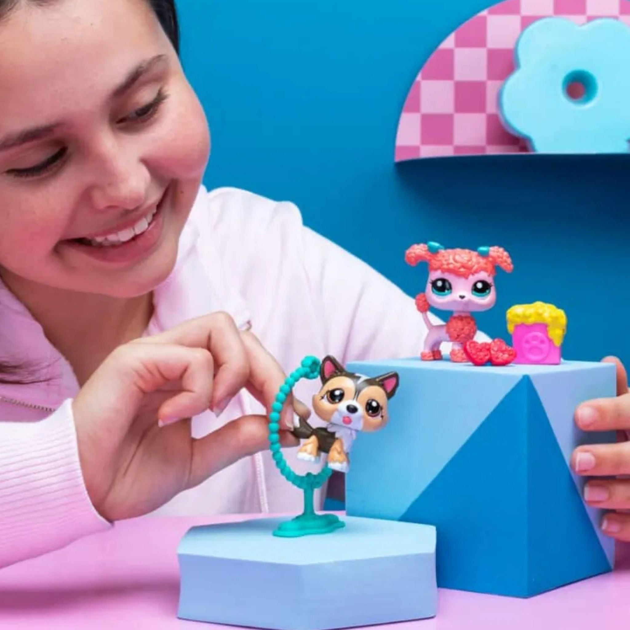 Littlest Pet Shop Minişler 2'li Figür Seti Shetland Çoban Köpeği Ve Poodle Köpek