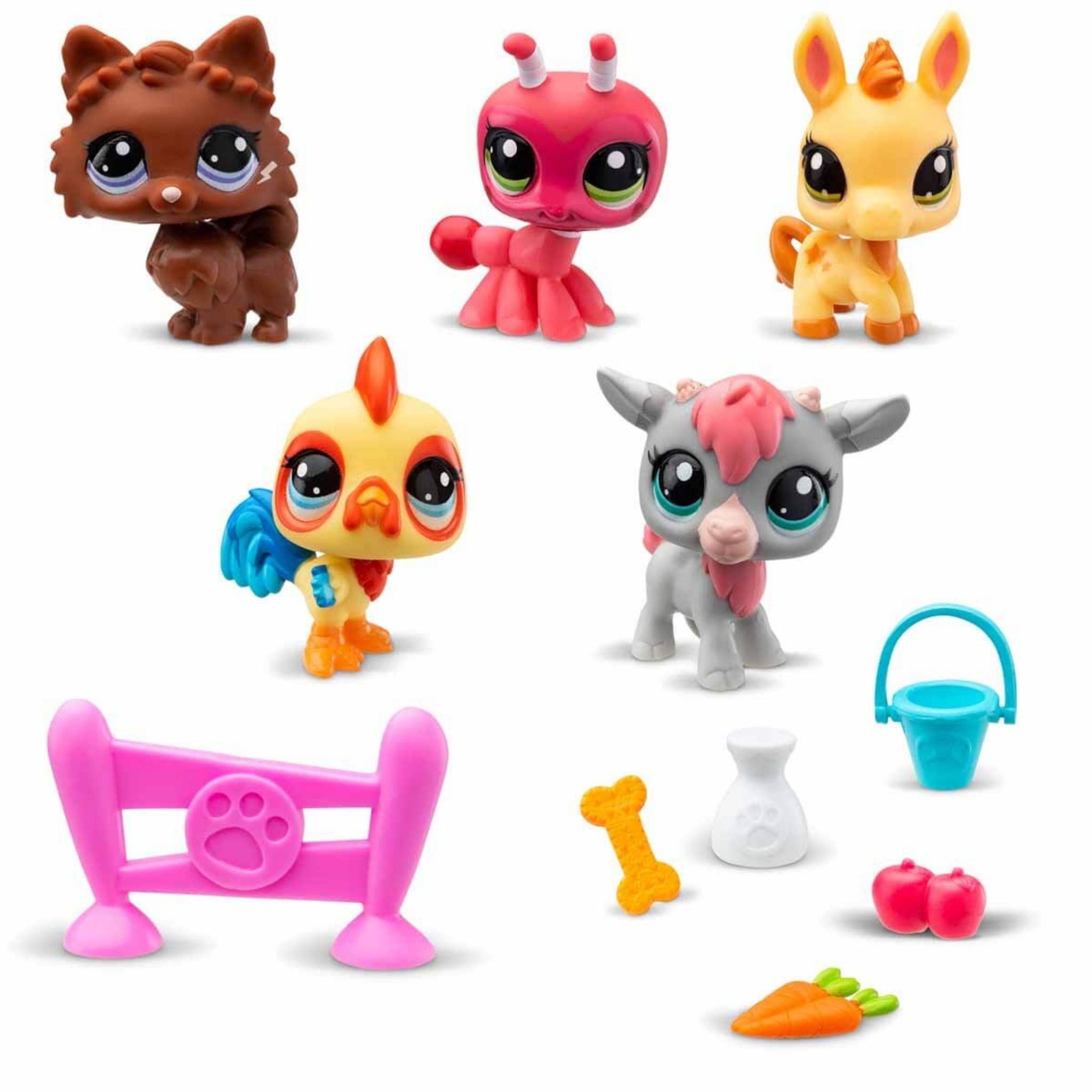 Littlest Pet Shop Minişler 5'li Figür Seti Minişler Çiftlikte