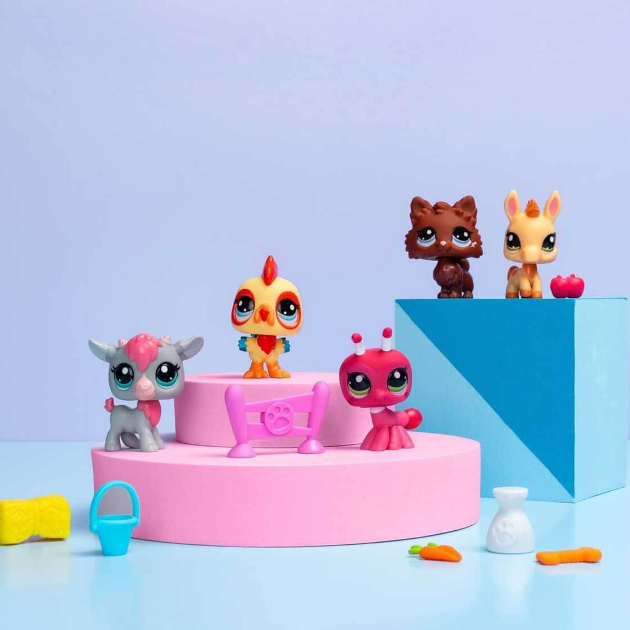 Littlest Pet Shop Minişler 5'li Figür Seti Minişler Çiftlikte