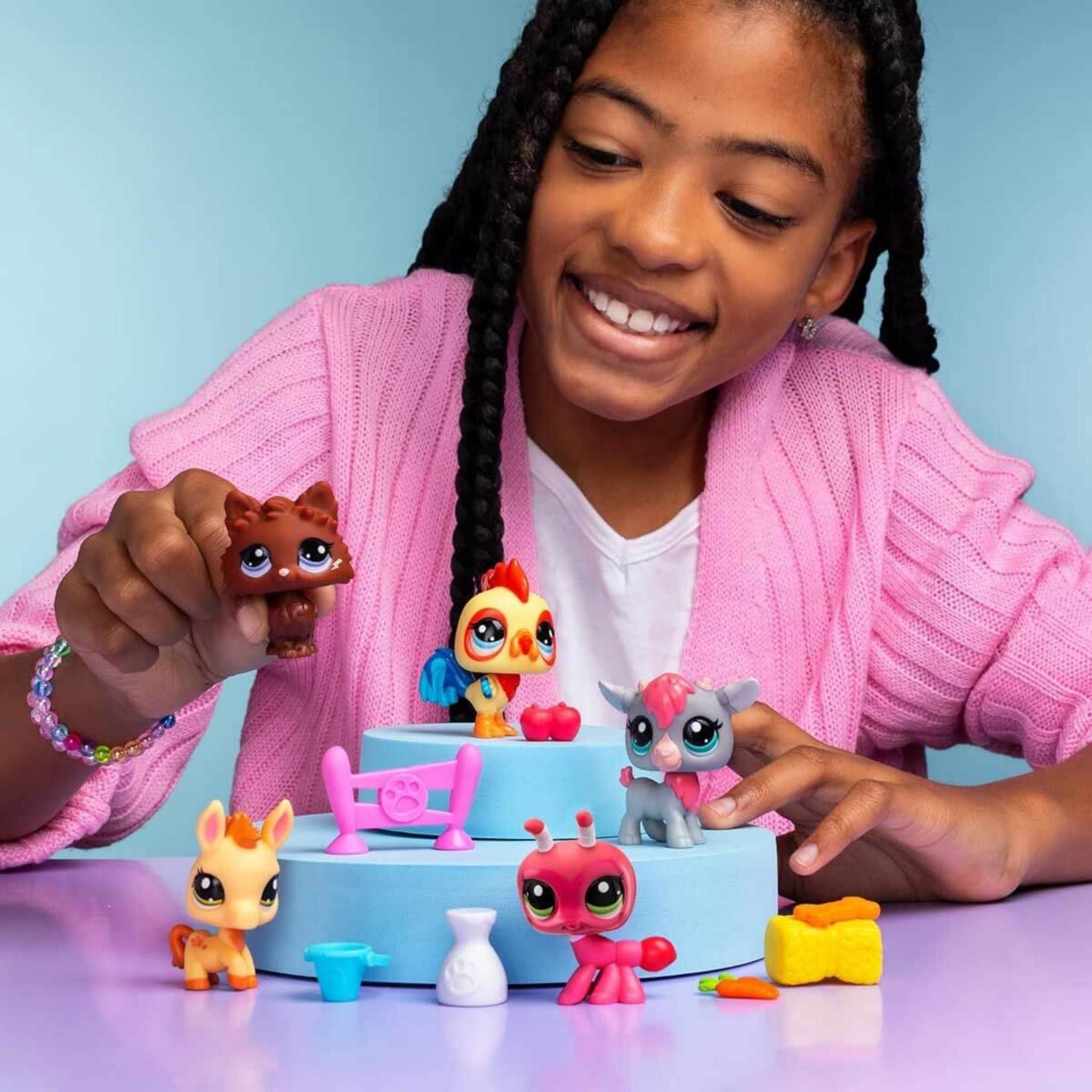 Littlest Pet Shop Minişler 5'li Figür Seti Minişler Çiftlikte