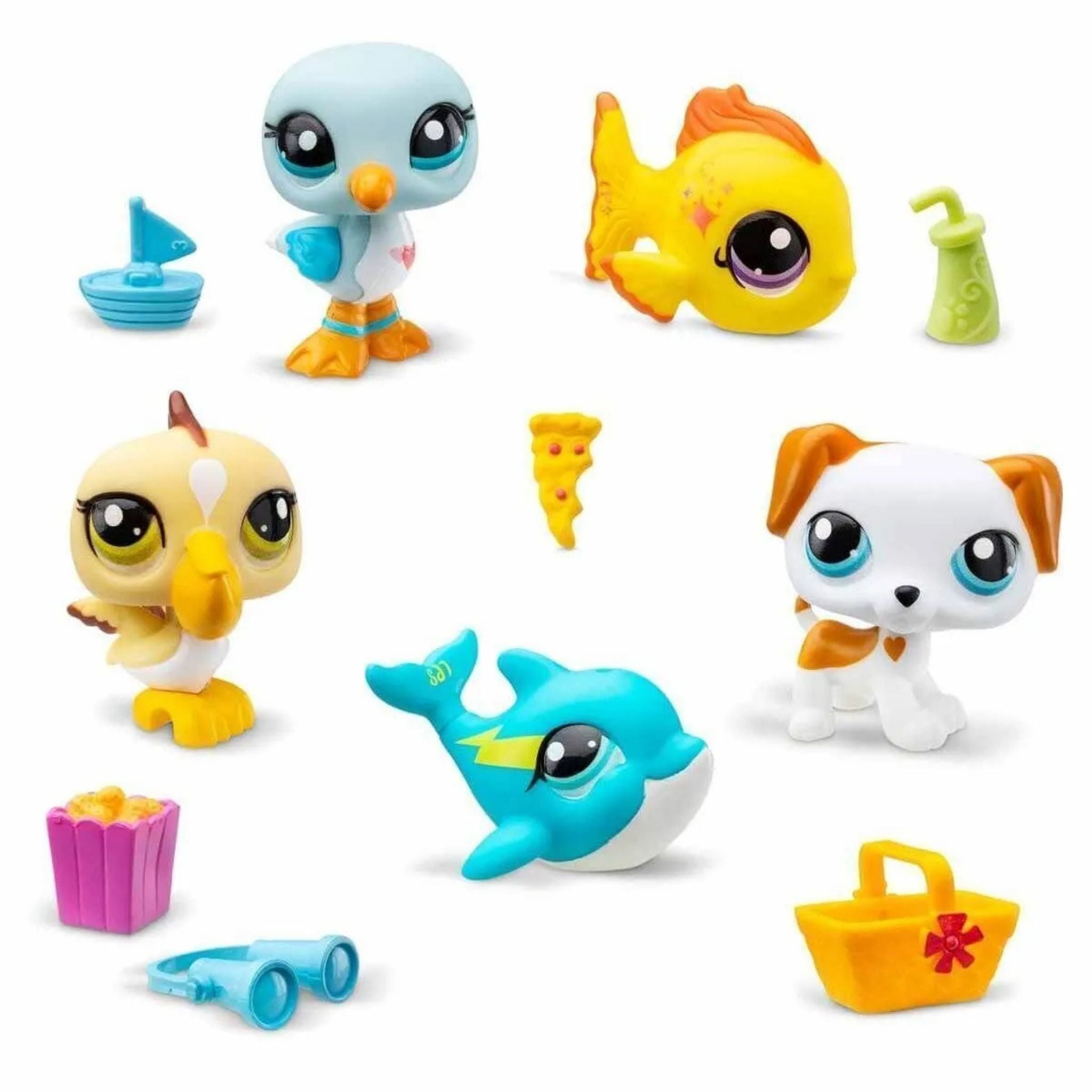 Littlest Pet Shop Minişler 5'li Figür Seti Minişler Tatilde