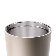 Made by Fressko Paslanmaz Çelik Çift Duvarlı Termos Mug 475ml Grande Oat (Krem)