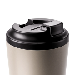 Made by Fressko Paslanmaz Çelik Çift Duvarlı Termos Mug 475ml Grande Oat (Krem)