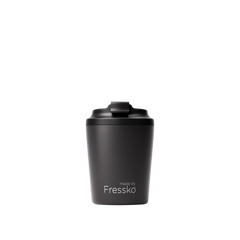 Made by Fressko İçi Seramik Çelik Termos Mug 118ml Piccolo Coal (Kömür Siyahı)