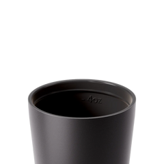 Made by Fressko İçi Seramik Çelik Termos Mug 118ml Piccolo Coal (Kömür Siyahı)