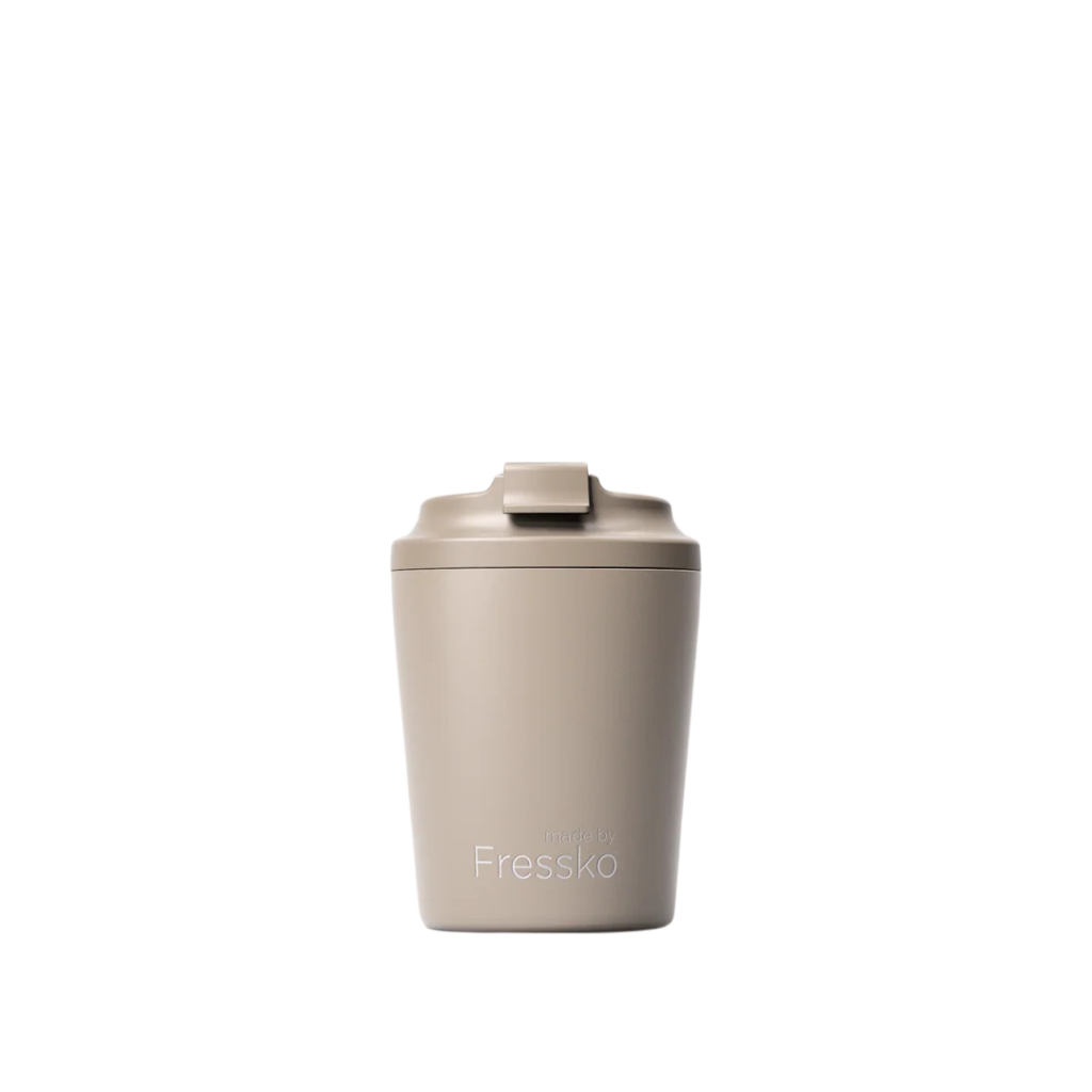 Made by Fressko İçi Seramik Çelik Termos Mug 118ml Piccolo Oat (Krem)