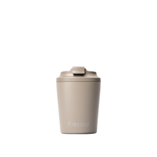 Made by Fressko İçi Seramik Çelik Termos Mug 118ml Piccolo Oat (Krem)