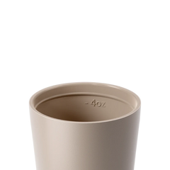 Made by Fressko İçi Seramik Çelik Termos Mug 118ml Piccolo Oat (Krem)
