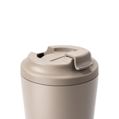Made by Fressko İçi Seramik Çelik Termos Mug 118ml Piccolo Oat (Krem)