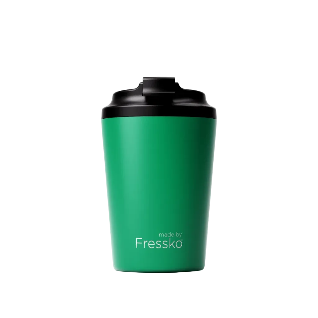 Made by Fressko İçi Seramik Çelik Termos Mug 340ml Camino Clover (Koyu Yeşil)